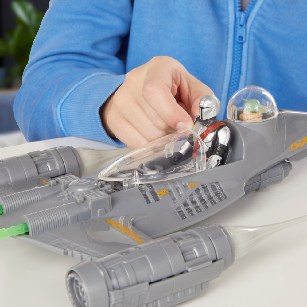 Игровой набор Hasbro Star Wars 1467 F9950 Мандалорианский истребитель N-1 с фигурками F9950 — фото 14