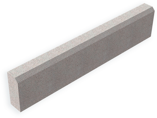 Бордюр тротуарный вибропрессованный 100.20.80 серый (МДМ)