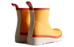 HUNTER Waterproof Rain Boots Women"s Orange Red Color Block