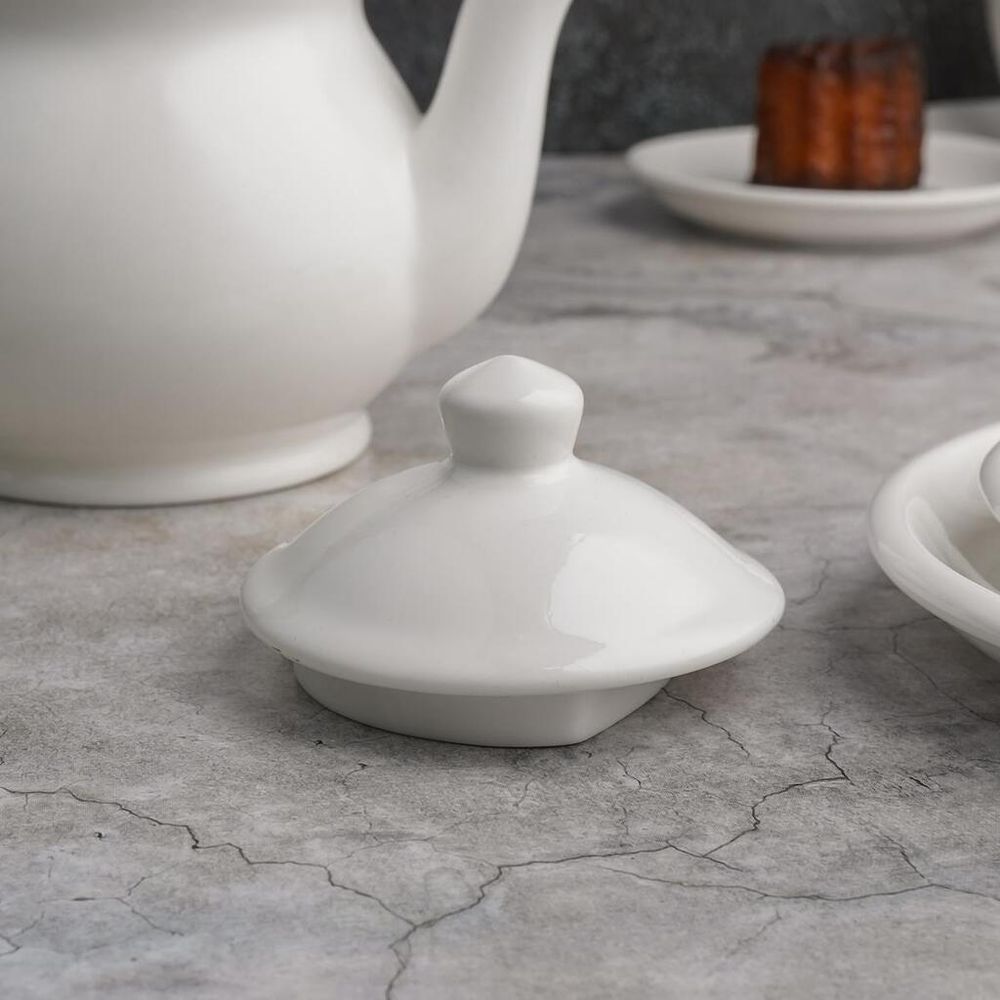 Чайник 620 мл d 12 см h13 см белый фарфор P.L. Proff Cuisine [1]