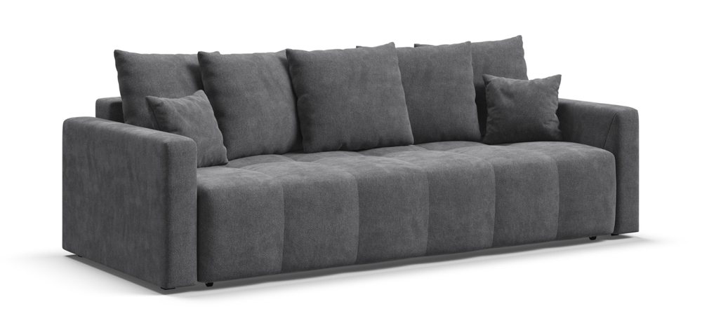 Диван Босс Тренд Шенилл Клауд графит