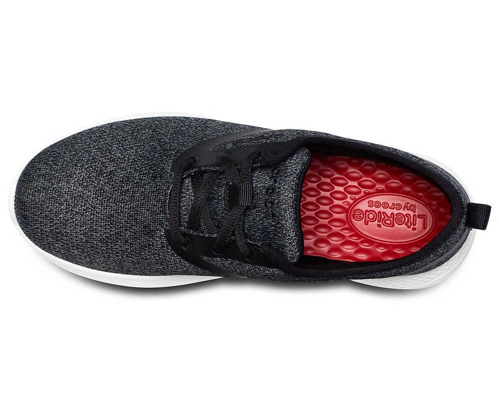 Кроссовки Crocs Women's LiteRide Lace Черные