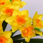 Искусственные цветы «Нарциссы» 60см желтые