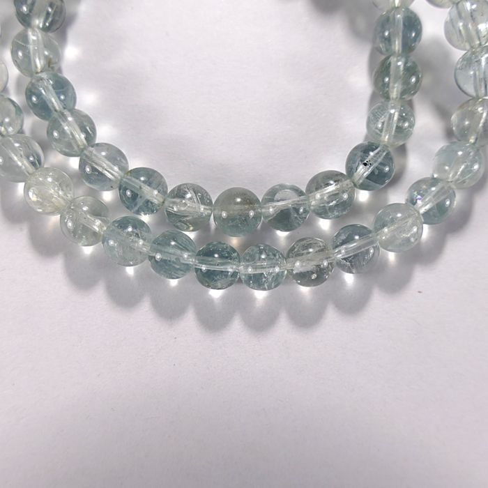 Бусина из олигоклаза (Аруша, Танзания), шар гладкий 6 мм