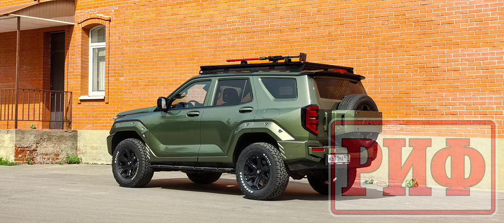 Багажник экспедиционный (платформа) алюминиевый 1250x2080 мм для TANK 400 (с крепежом) РИФ