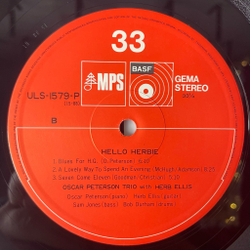 Винтажная виниловая пластинка LP The Oscar Peterson Trio With Herb Ellis Hello Herbie (Japan 1974) (No Obi)