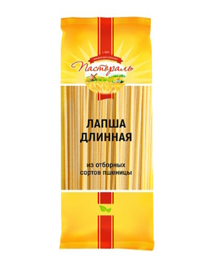 Макаронные изделия "Лапша длинная" 900г. Пастораль