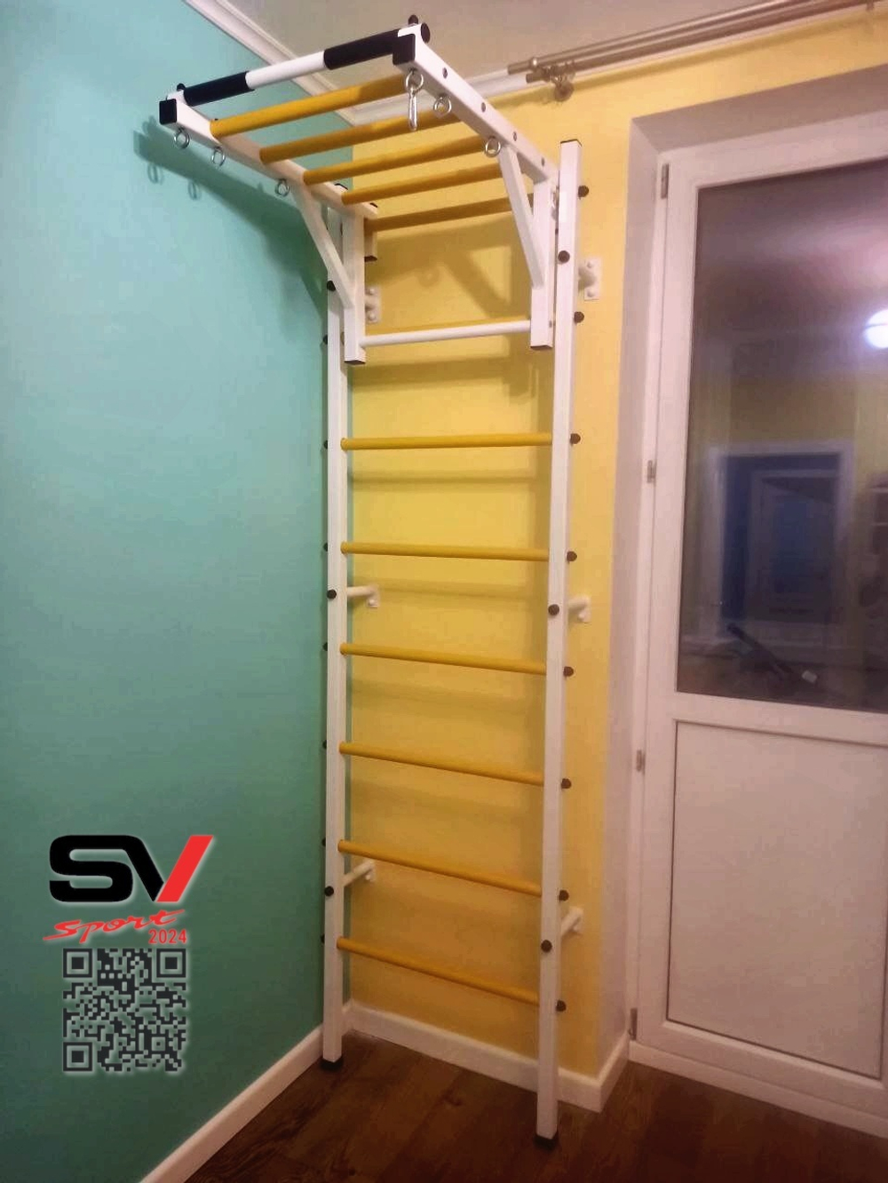 Монтаж шведской стенки Sv Sport в бетонные, кирпичные стены