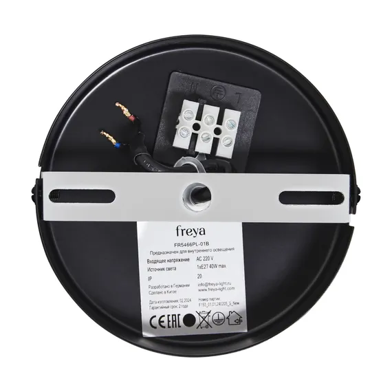 Подвесной светильник FR5466PL-01B Анфас / Enface E27x1 Freya fr5466pl-01b