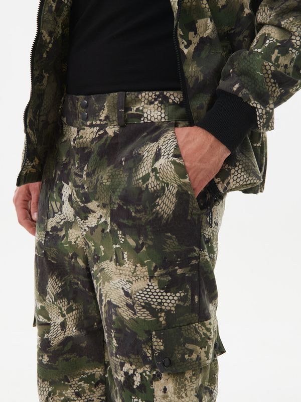 Костюм летний Тайга-3 ткань Твил-Пич цвет Зеленый Питон