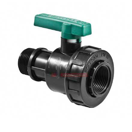 Кран шаровой нар/вн 2 - 2 POELSAN