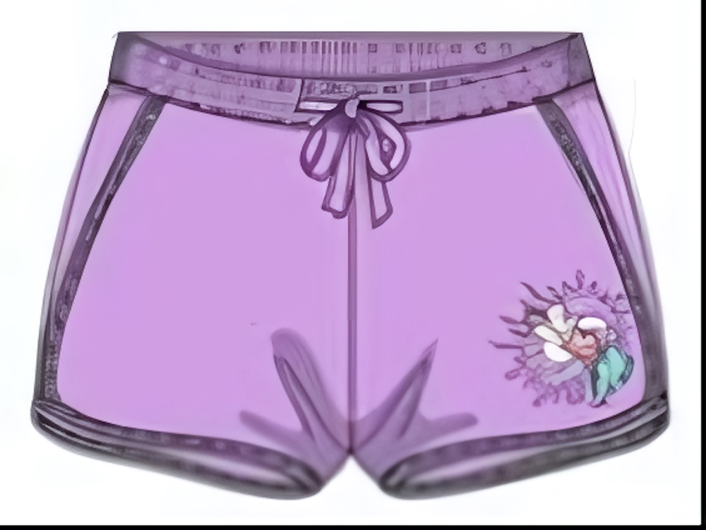 Шорты д/дев, сиренев., р. 104, (Батик) 02356_BAT