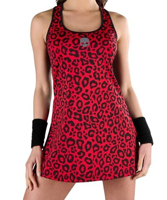 Теннисное платье Hydrogen Tiger Tech - black/red