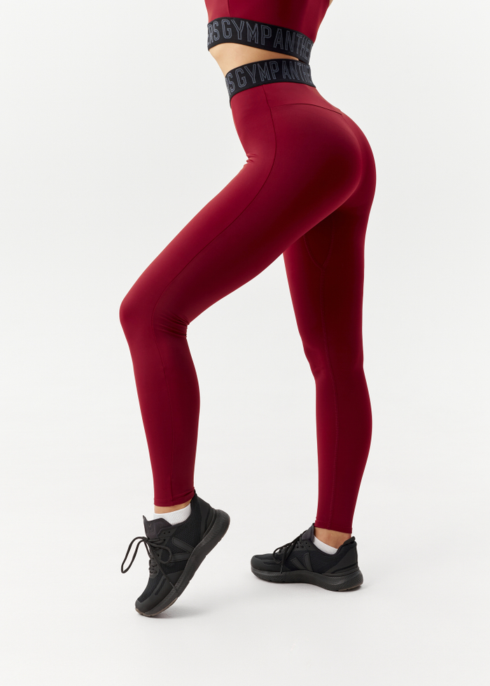 Легинсы компрессионные с высокой талией