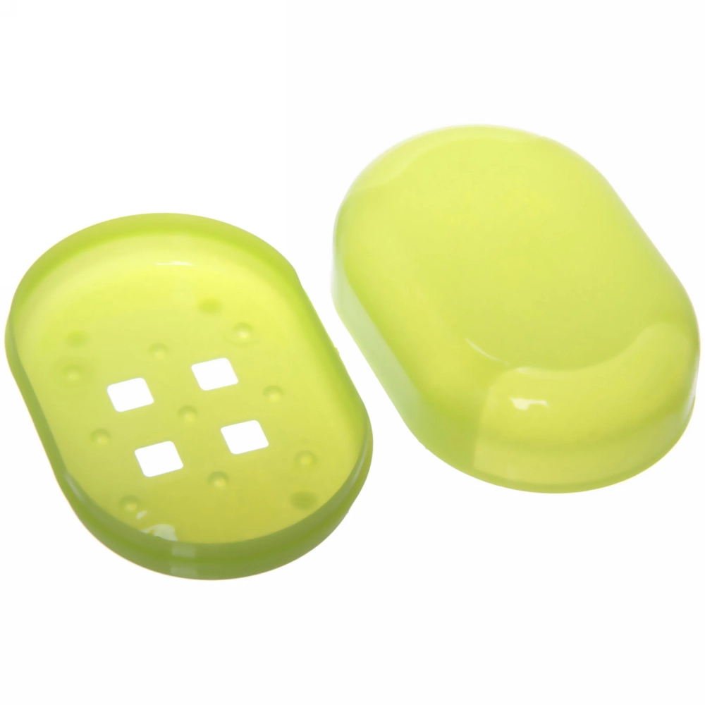 Набор банный дорожный 4шт «Traveler - Птички», микс 2 цв., (мочалка, футляр 2шт, расческа), 21,5*14*7см