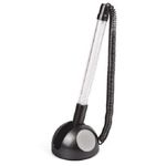 Ручка шариковая на подставке с липучкой Brauberg Стенд-Пен, синяя, 0.5мм, корпус чёрный