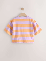 Футболка для девочки Next E44-430, Оранжевый, Сиреневый