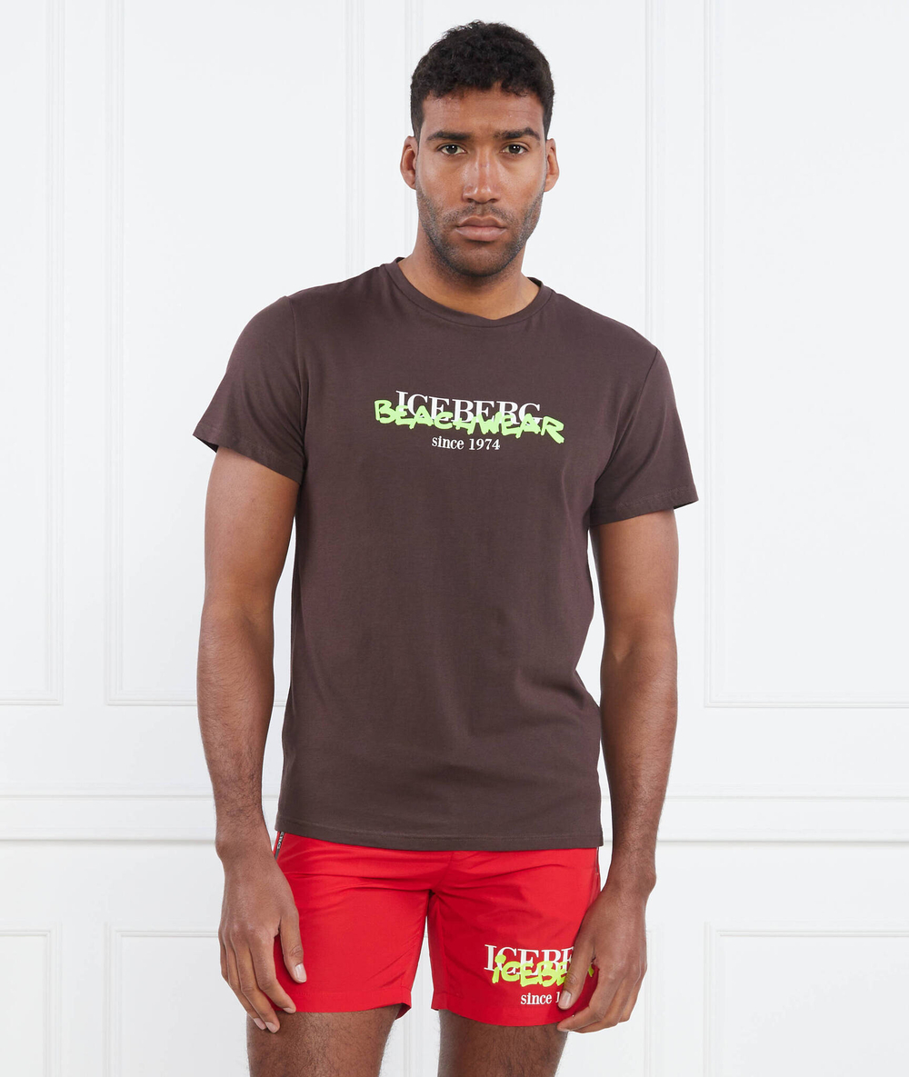 Футболка Iceberg - коричневый(ICE3MTS01)