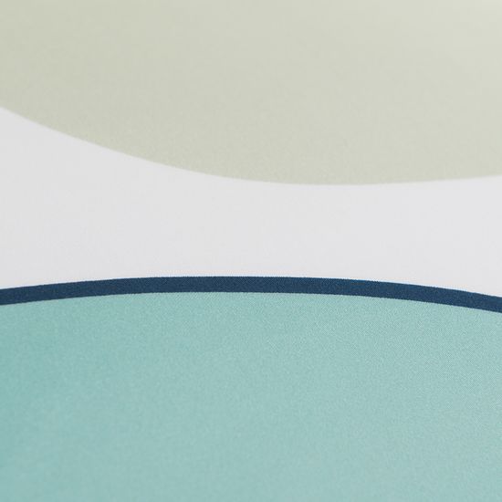 Набор из двух наволочек из сатина  мятного цвета с авторским принтом из коллекции freak fruit, 70х70 см