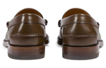 GUCCI Leather Casual Shoes Women"s Dark Brown