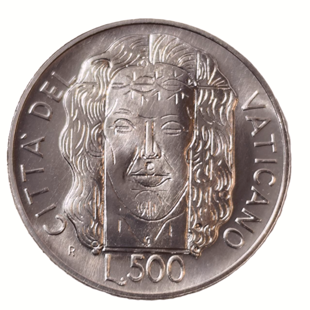 Монета 500 лир Ватикан 1998 "20-й год правления Иоанна Павла II"