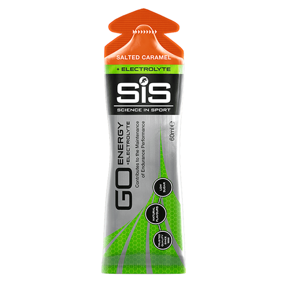 Гель энергетический SiS GO Isotonic Energy с электролитами, Солёная карамель 60мл