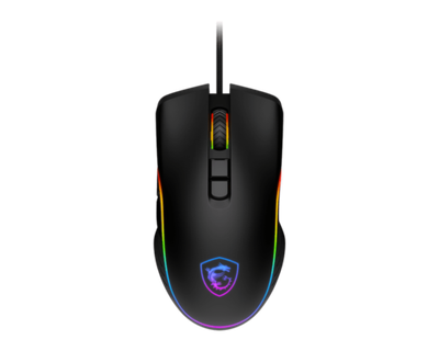 Мышь MSI FORGE GM300 USB2.0/RGB/7 кн./Вес 118г./Кабель 1.5м./Черный