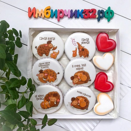 Имбирные пряники Любовь