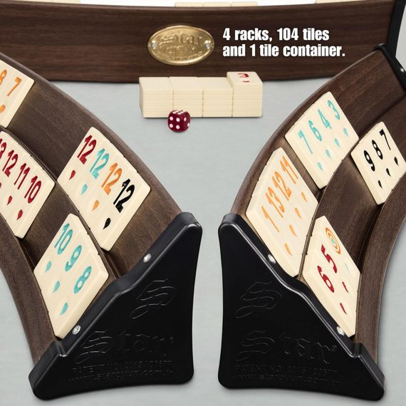 101 Curved Rummy Set / Dark Color