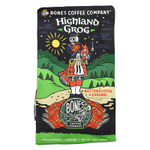 Bones Coffee Company, Highland Grog, горец многоцветковый и карамель, молотый, средняя обжарка, 340 г (12 унций)