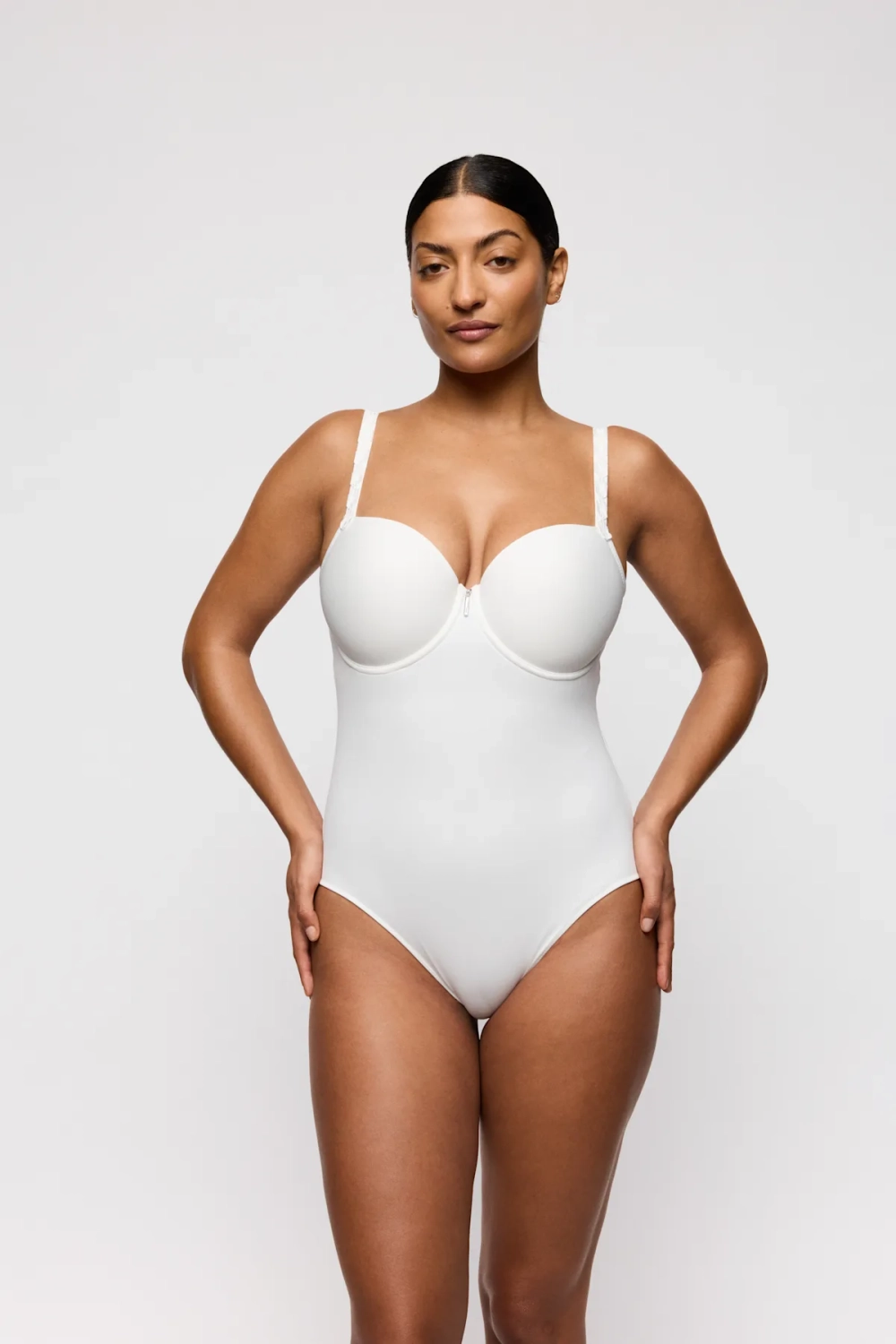 PRIMADONNA Twist Twixie Боди-балконет с поролоновой вставкой, натуральный