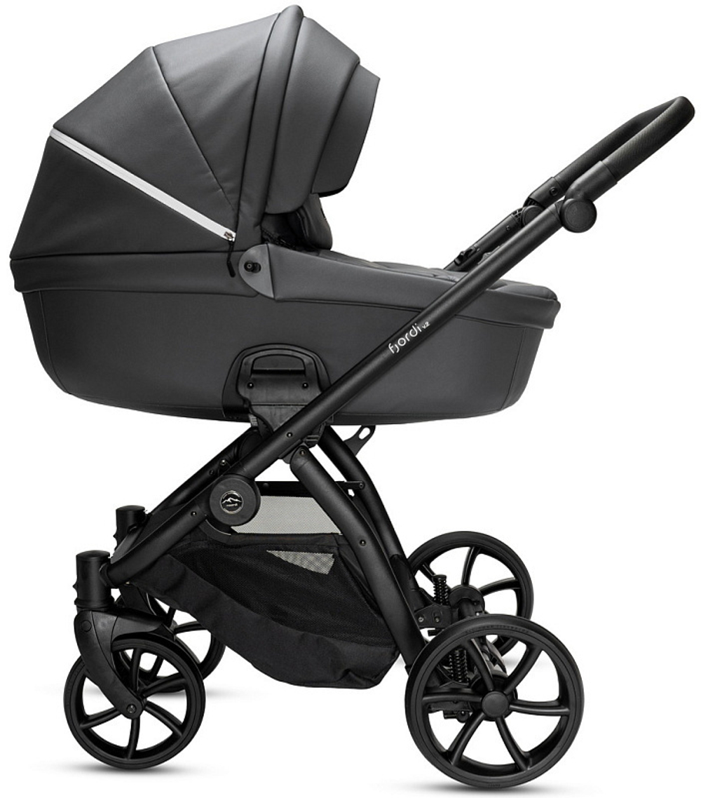 Детская коляска Noordi Fjordi Leather V2 2 в 1 1462819 Shadow Grey