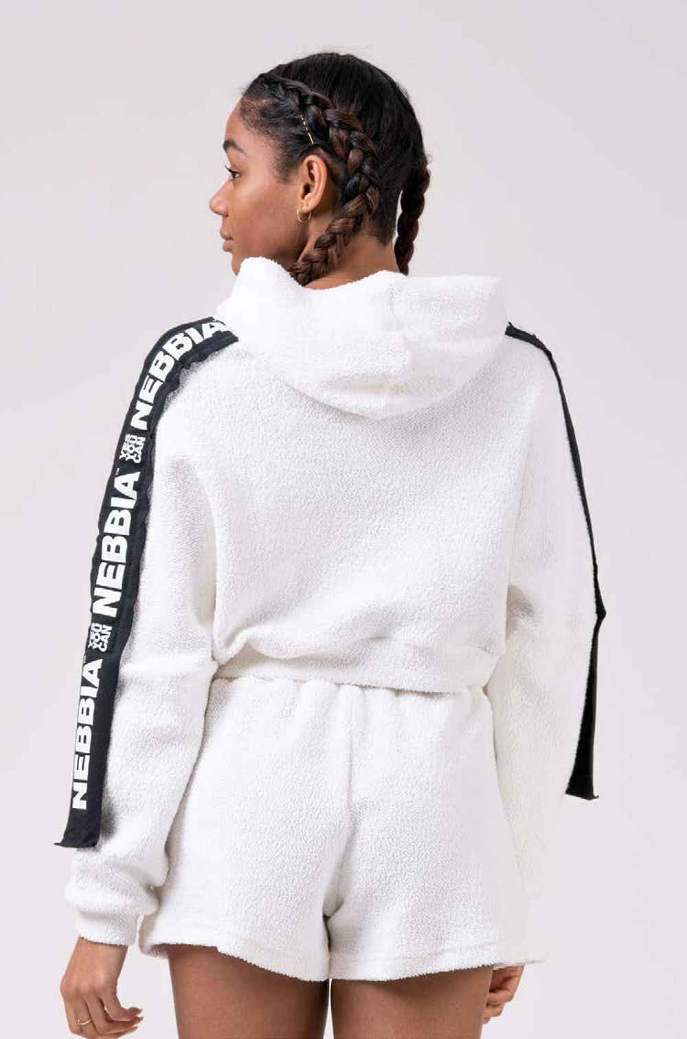 Худи Rebel Hero cropped hoodie 520 Белая