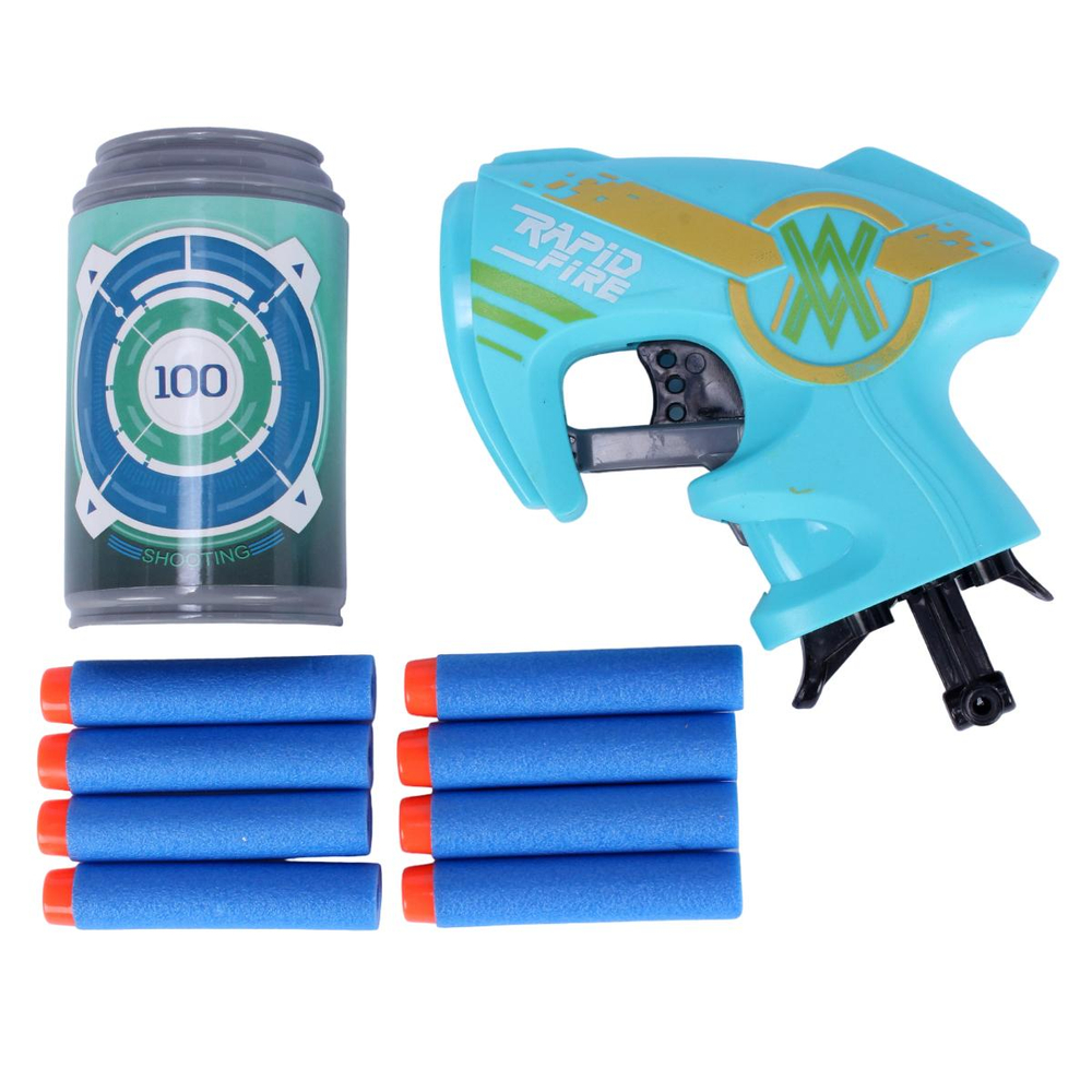 Пистолет с мягк.пулями, коробка JL-655