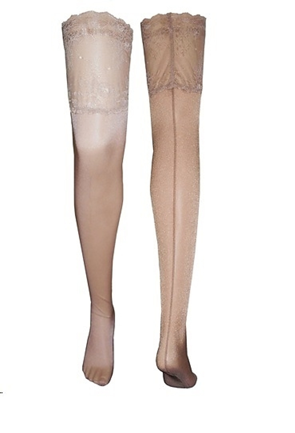 Чулки женские бежевый