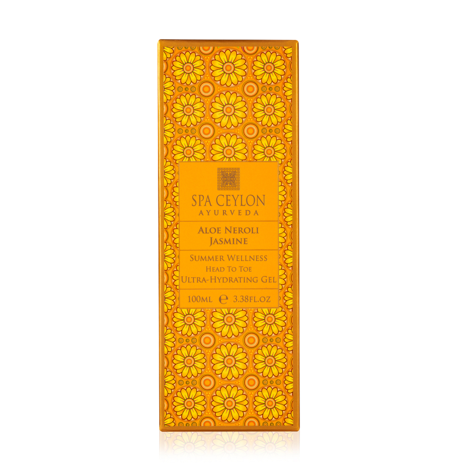 Летний оздоровительный многофункциональный ультраувлажняющий гель "АЛОЭ, НЕРОЛИ И ЖАСМИН" (100мл)