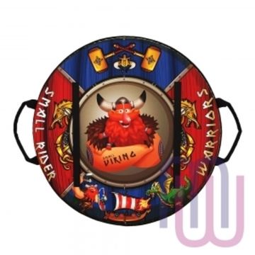 Ледянка-щит с ремнями, мягкая Small Rider Slider 55 см, викинг