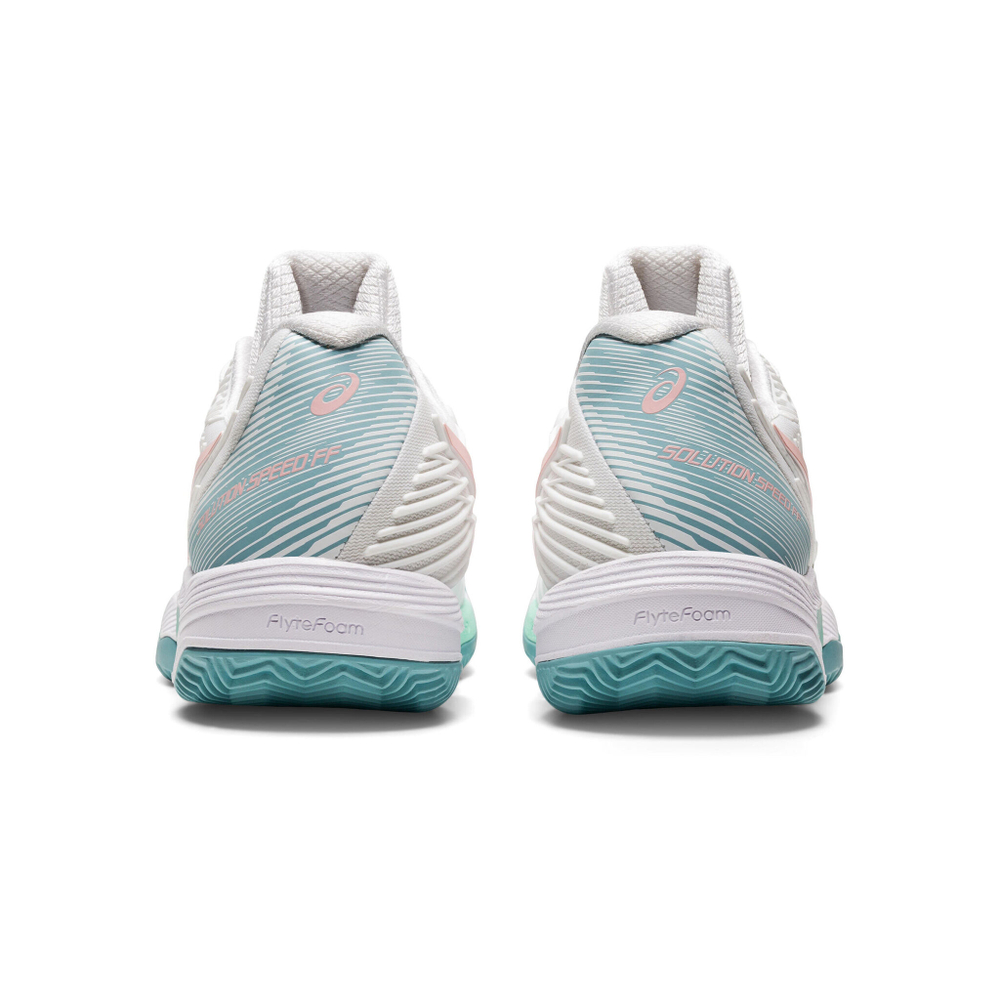 Женские теннисные кроссовки ASICS Solution Speed FF 2 Clay Court Shoe Women - White, Pink