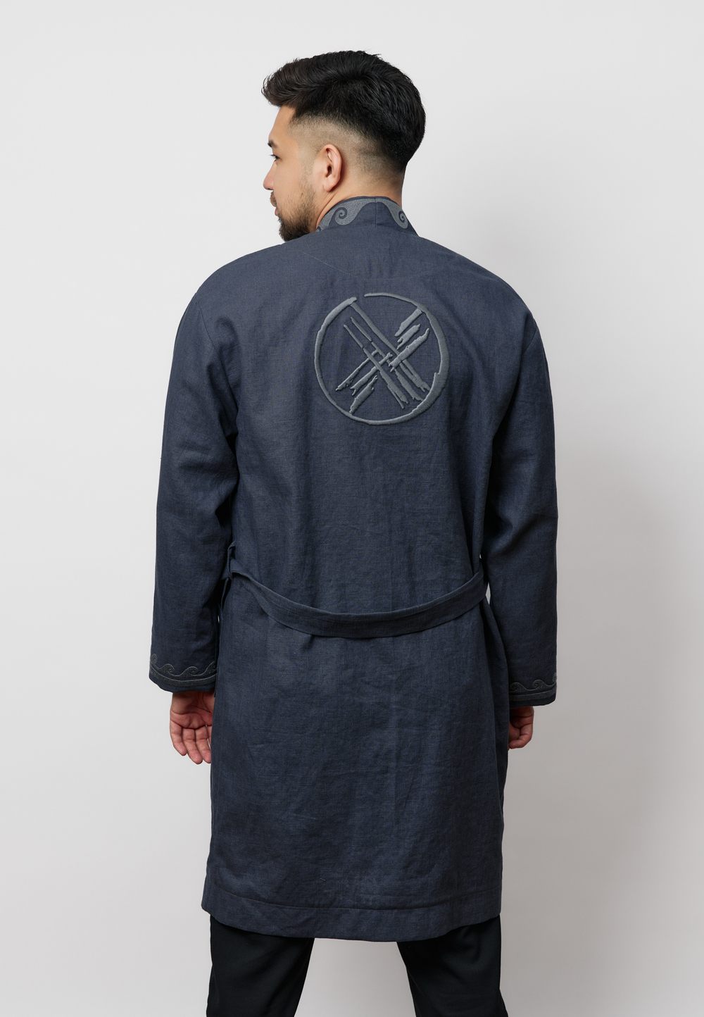 Шапан льняной OYU TOLQYN GREY