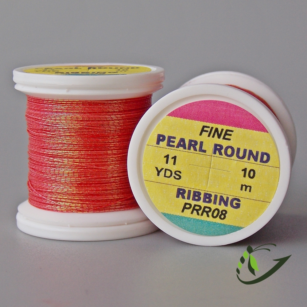 HENDS Люрекс Pearl Round Ribbing Tinsel 11 Yds