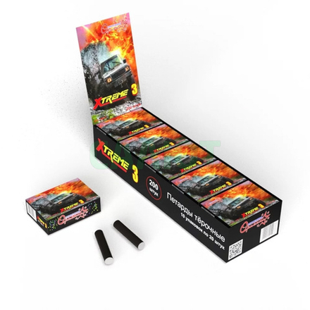 Петарды ОТС 1003-Т Экстрим 3 (20 штук) терка