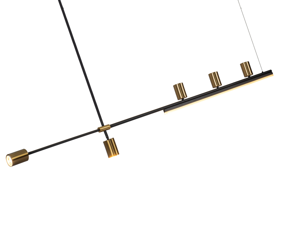 07618-150,36 Люстра Рия латунь L150