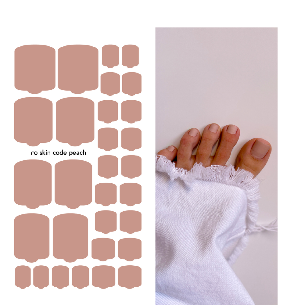 Пленки для педикюра Provocative Nails skin code peach