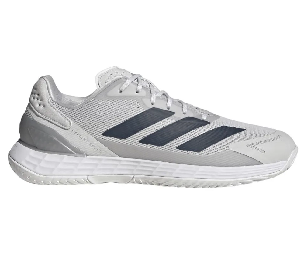 Мужские кроссовки теннисные Adidas Defiant Speed 2 M - dash grey/aurora ink/tech grey metallic