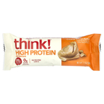 Think !, Высокопротеиновые батончики, арахисовая крем-паста, 5 батончиков, 60 г (2,1 унции) каждый