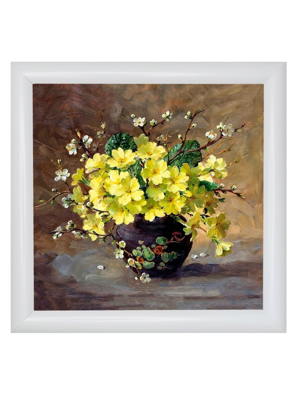 Картина на стену для интерьера на холсте в раме 23*23 см