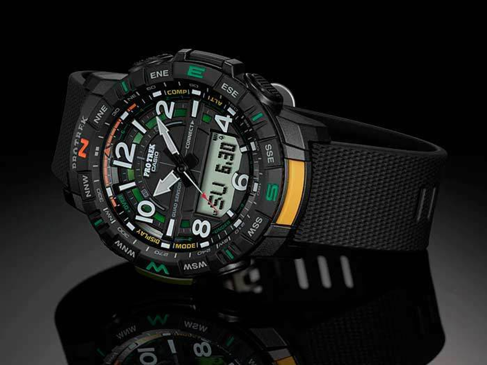 Японские наручные часы Casio Pro Trek PRT-B50-1ER с хронографом