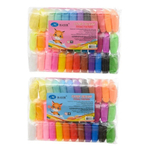 Пластилин для лепки Basir, серия "Лисёнок", лёгкий, без запаха, набор: 36 ярких цветов, инструменты для лепки