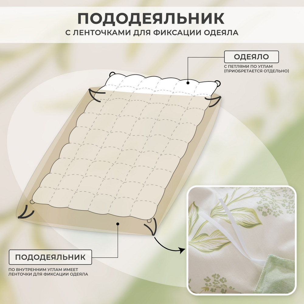 Комплект постельного белья Делюкс Сатин 100% хлопок L624