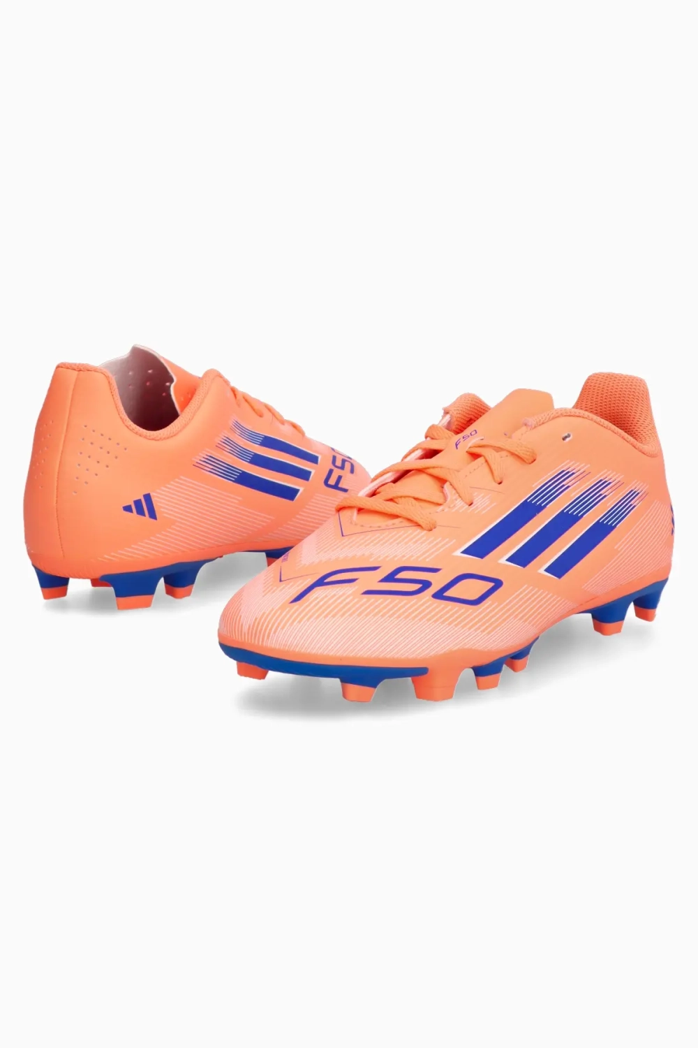 Бутсы adidas F50 Club FG/MG Junior - оранжевый